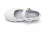 i`Miss Q pantofi fetite eleganti cu toc 31-38 White