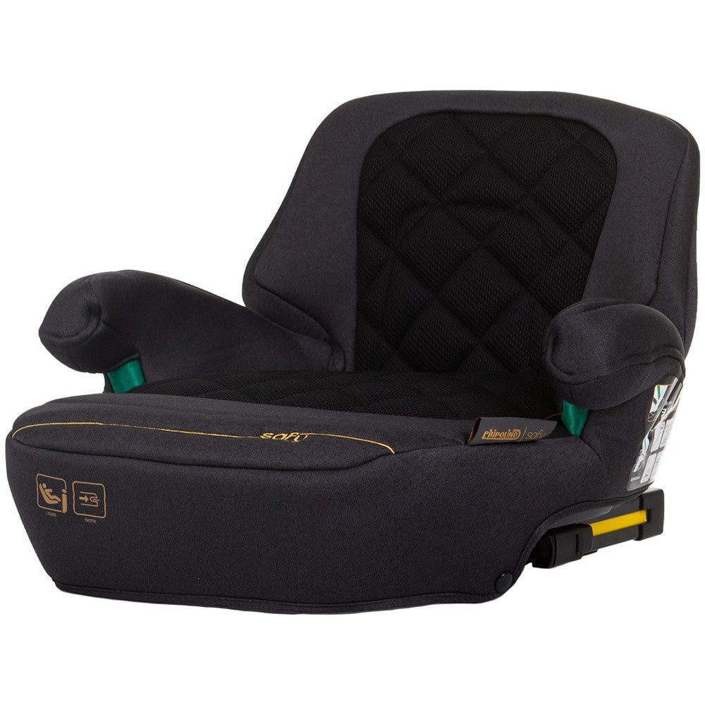 Chipolino inaltator auto Safy I-Size 125-150 cm cu sistem Isofix Obsidian 