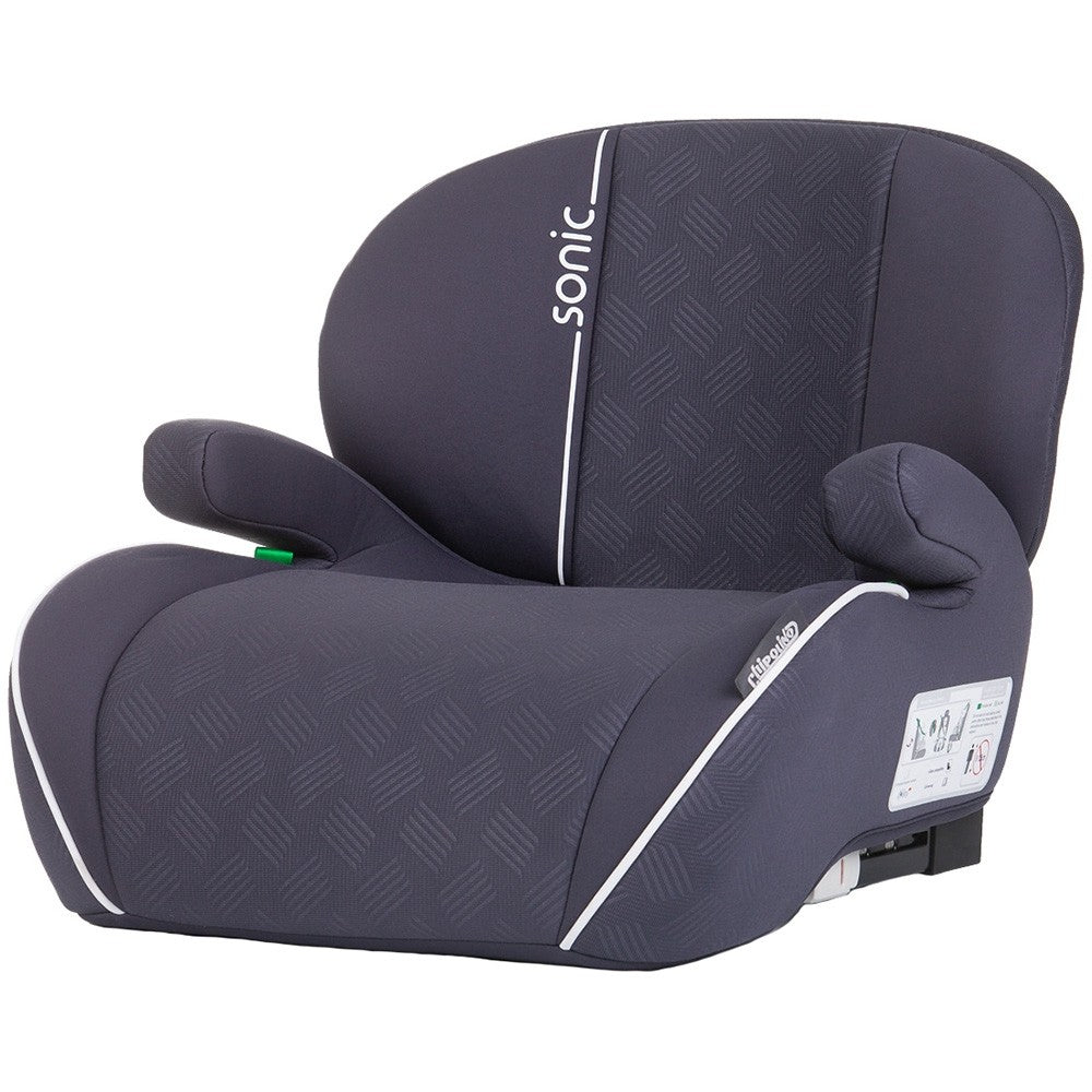 Chipolino inaltator auto Sonic I-Size 125-150 cm Isofix Anthracite