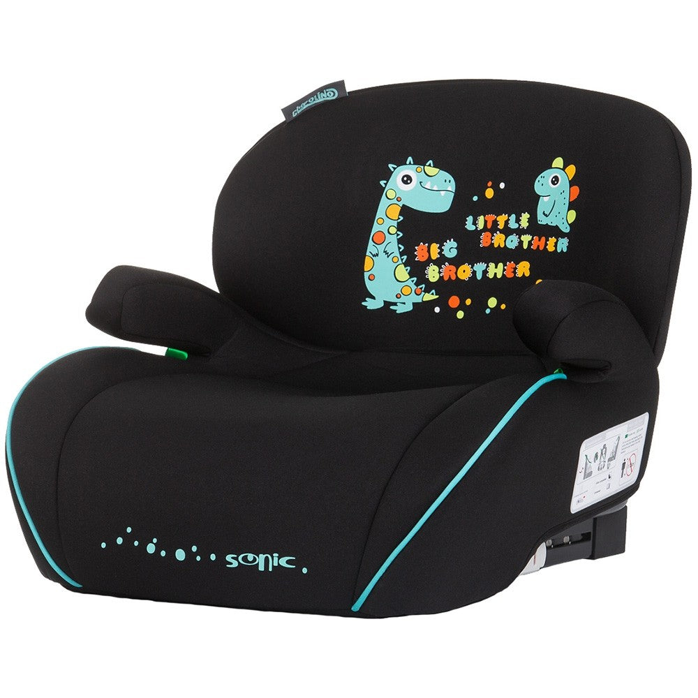 Chipolino inaltator auto Sonic I-Size 125-150 cm Isofix Dino Imagine principală a produsului