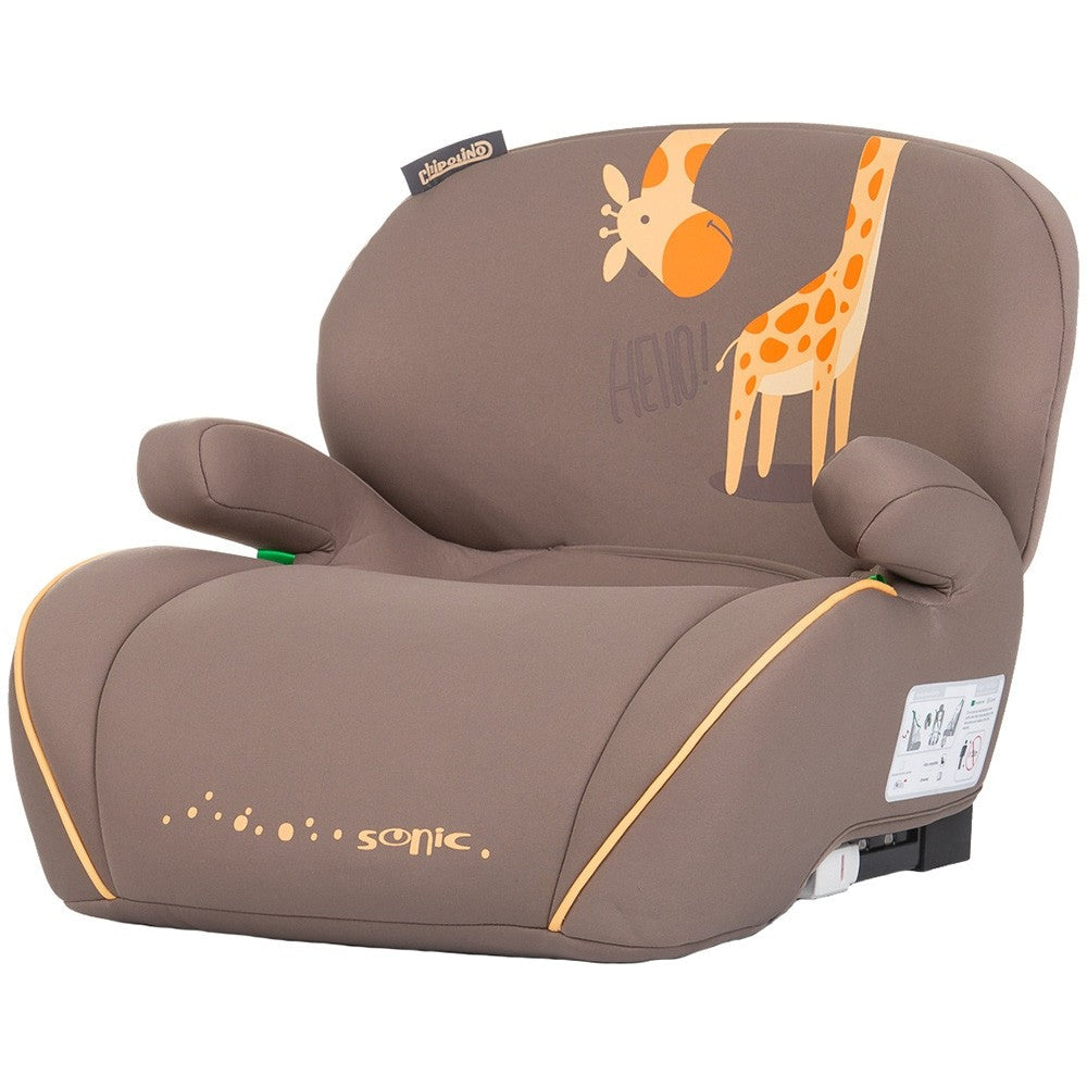 Chipolino inaltator auto Sonic I-Size 125-150 cm Isofix Giraffe Imagine principală a produsului