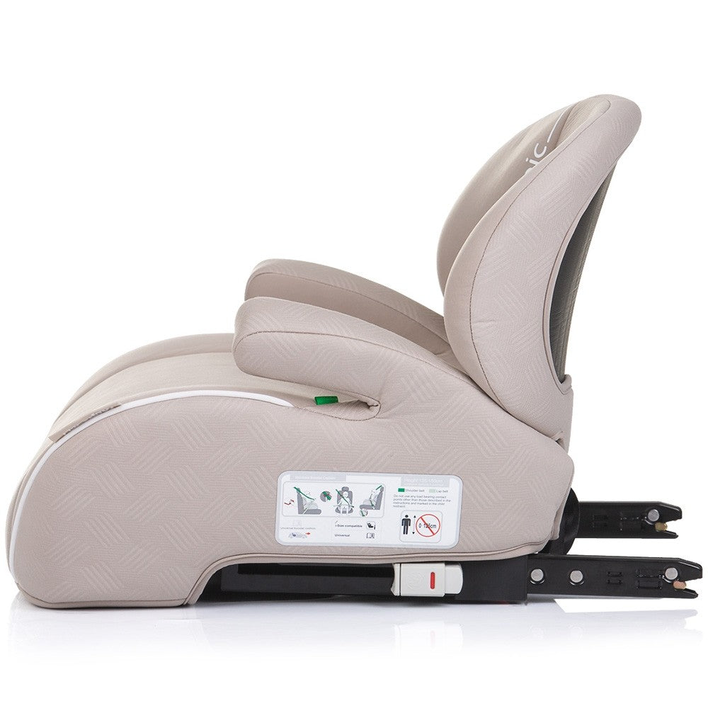 Chipolino inaltator auto Sonic I-Size 125-150 cm Isofix Tiramisu
