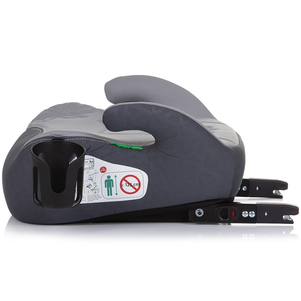Chipolino inaltator auto Wing I-Size cu isofix 125-150 cm Ash grey
