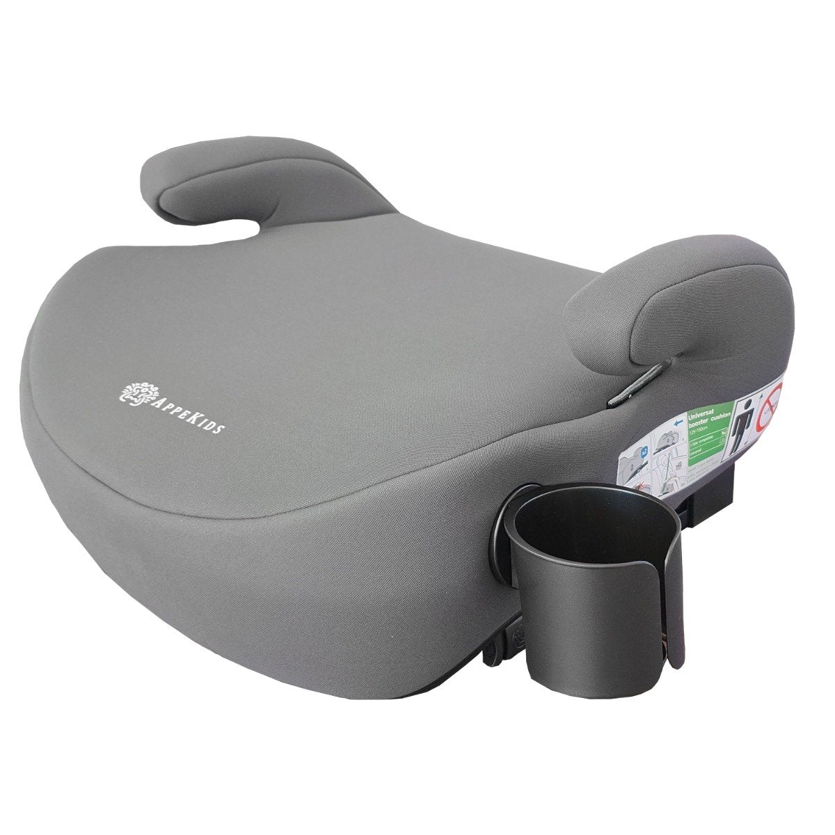 AppeKids Inaltator auto cu isofix I-SIZE 125-150 cm Junior Black
