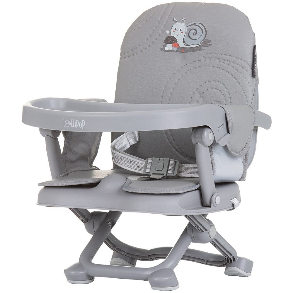 Chipolino inaltator scaun de masa Lollipop 6m+ Ash grey