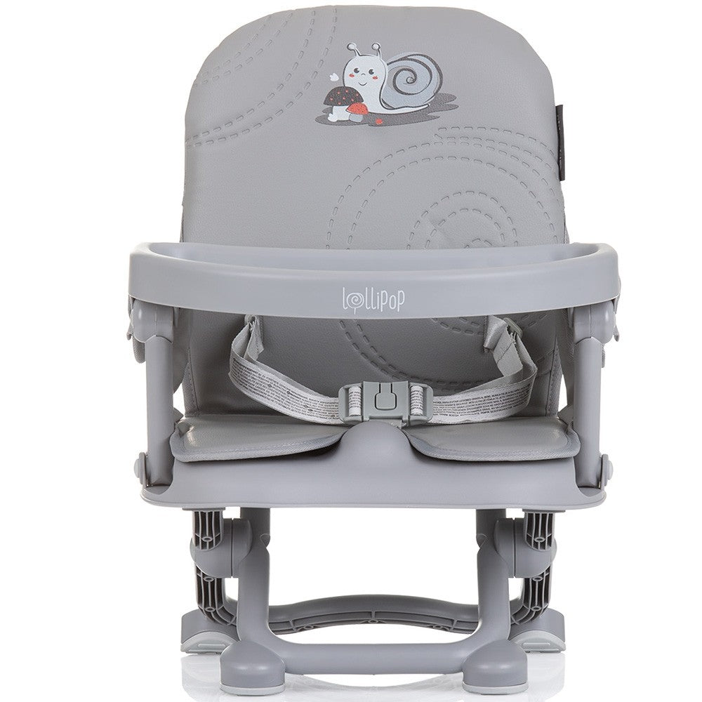 Chipolino inaltator scaun de masa Lollipop 6m+ Ash grey