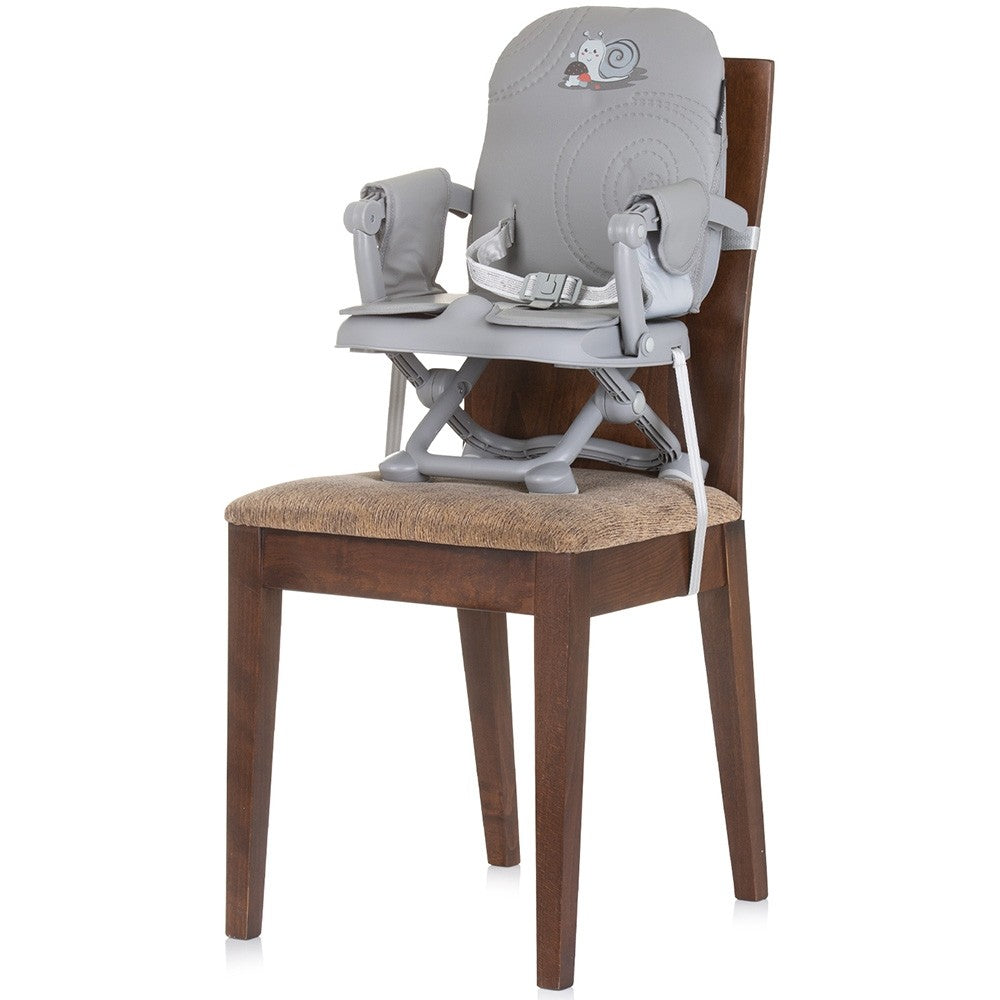 Chipolino inaltator scaun de masa Lollipop 6m+ Ash grey