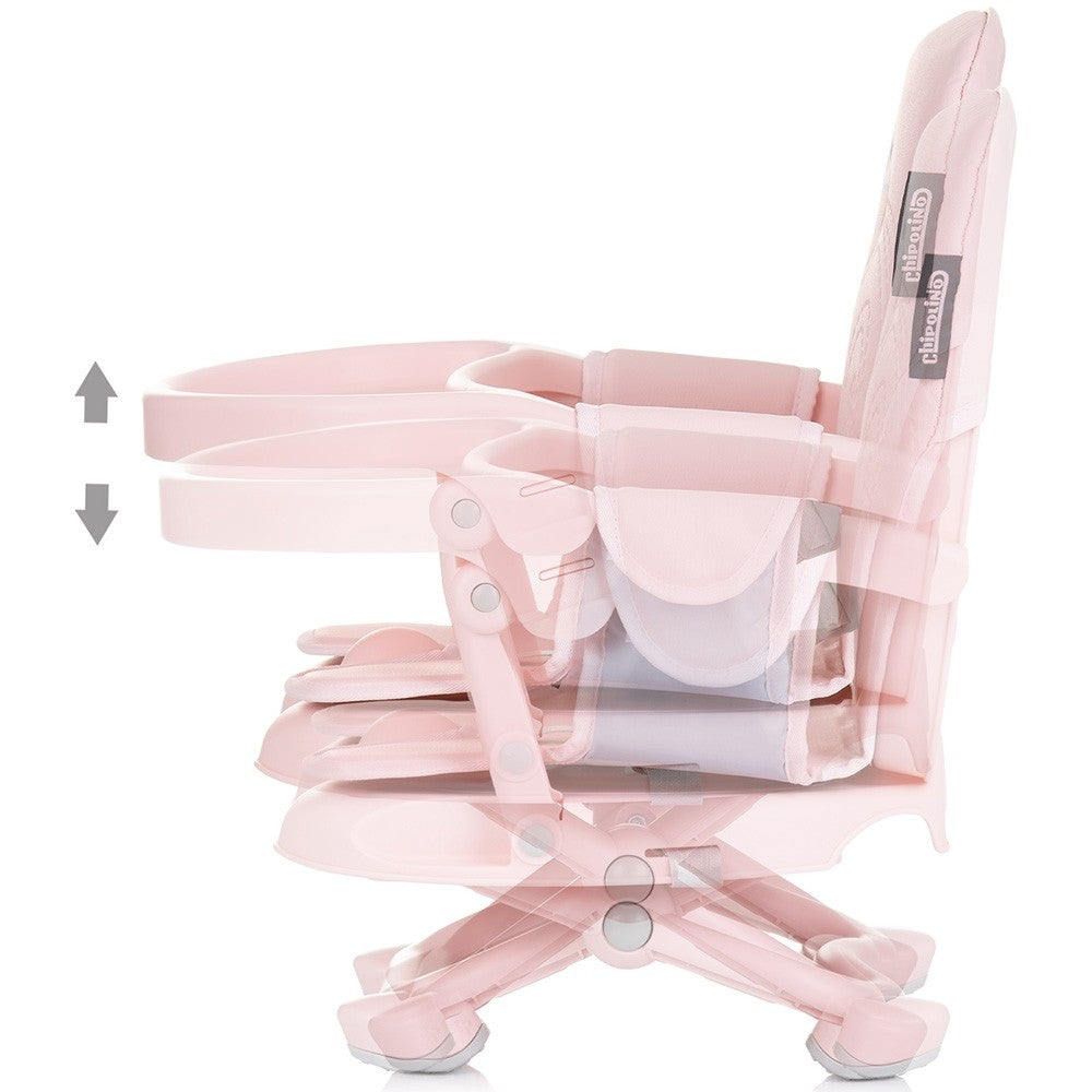 Chipolino inaltator scaun de masa Lollipop 6m+ Flamingo