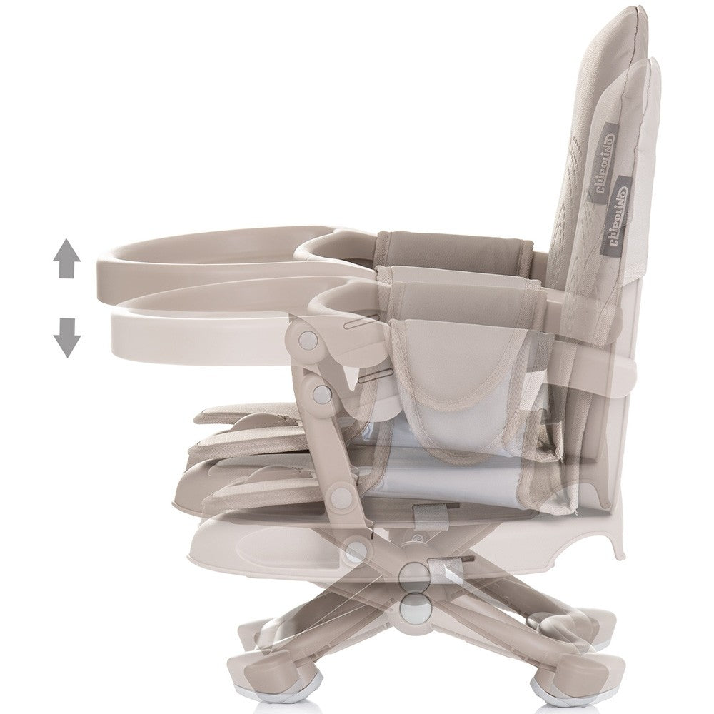 Chipolino inaltator scaun de masa Lollipop 6m+ Macadamia