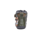 D.D.Step ghete baieti Barefoot imblanite 20-25 Emerald cu catel