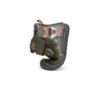 D.D.Step ghete baieti Barefoot imblanite 20-25 Emerald cu catel