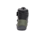 D.D.Step ghete baieti Barefoot captusite 25-30 Black cu vernil
