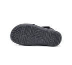 D.D.Step ghete baieti Barefoot captusite 25-30 Black cu vernil