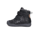 D.D.Step ghete fete imblanite 26-31 Black cu buline