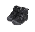 D.D.Step ghete fete imblanite 26-31 Black cu buline