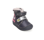 D.D.Step ghete fete imblanite 26-31 Dark Grey cu pasare in colivie