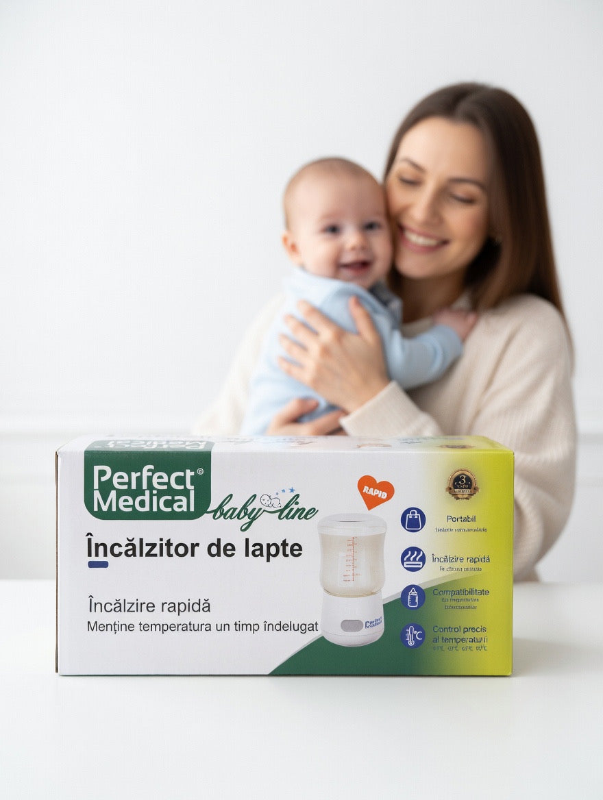 Perfect Medical incalzitor pentru lapte cu 4 nivele de temperatura