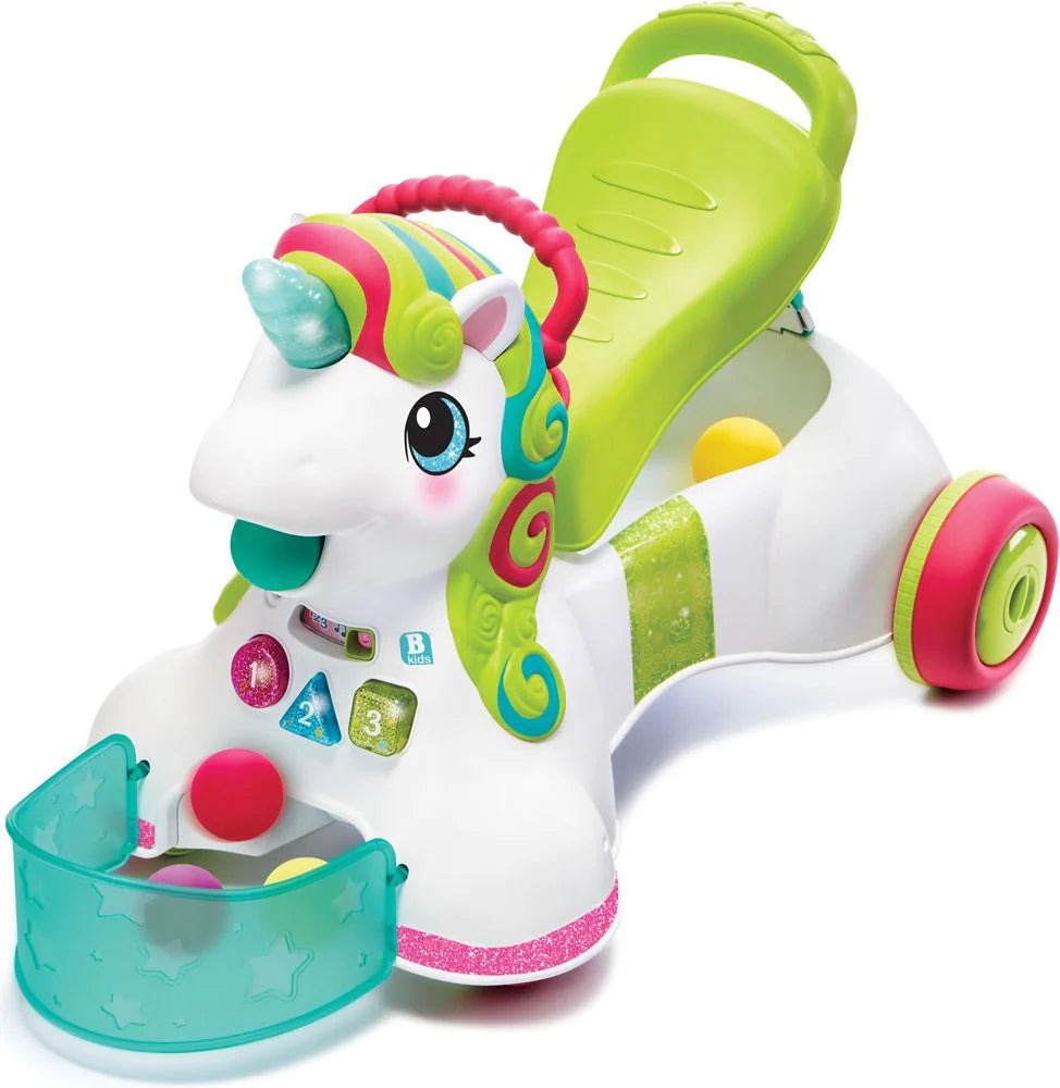 Infantino antepremergator 3in1 Sit, Walk&Ride 6m+ Unicorn