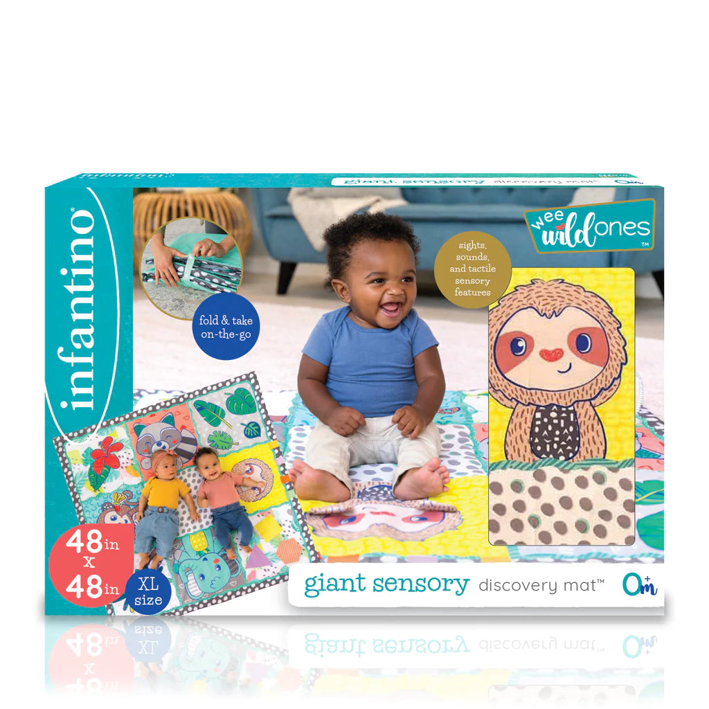 Infantino covor de joaca Giant Sensory Mat 0m+