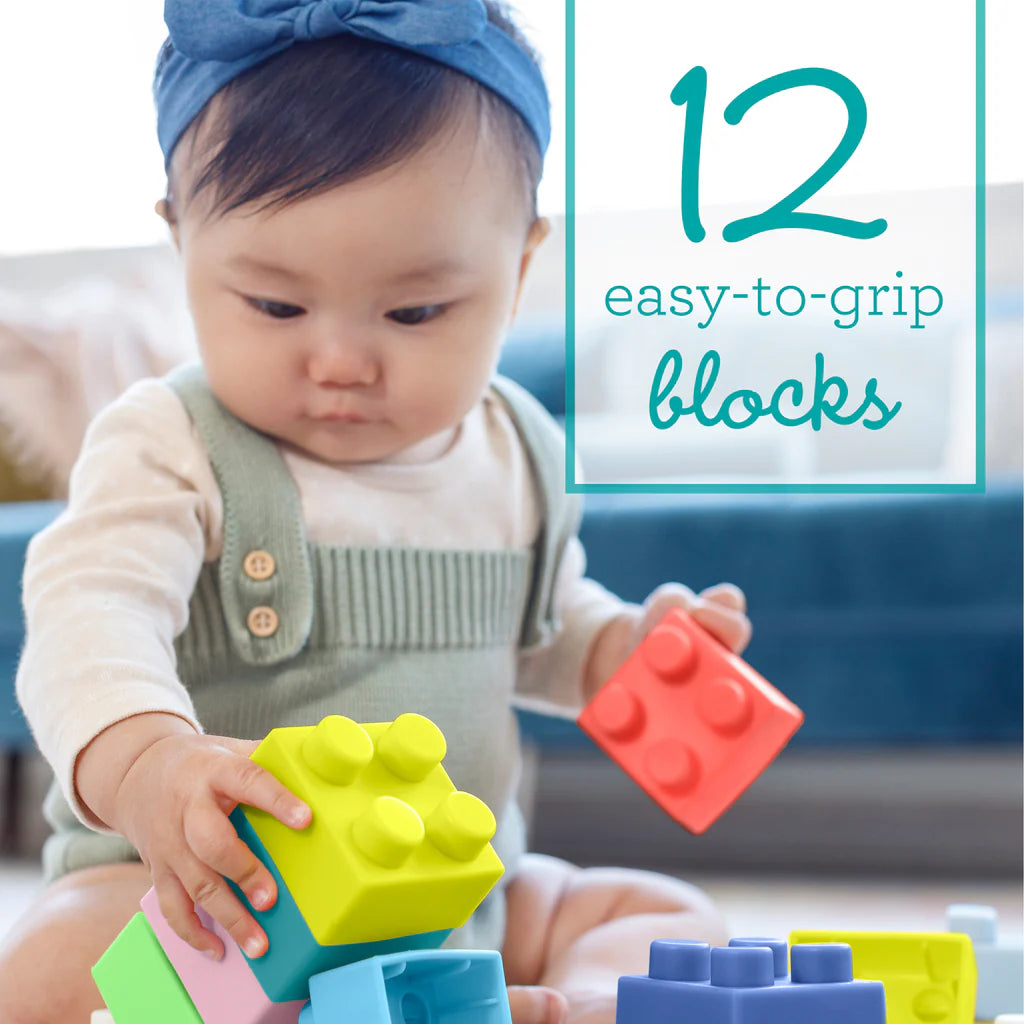 Infantino jucarie constructie Stackables Activity Playset 6m+ Animale