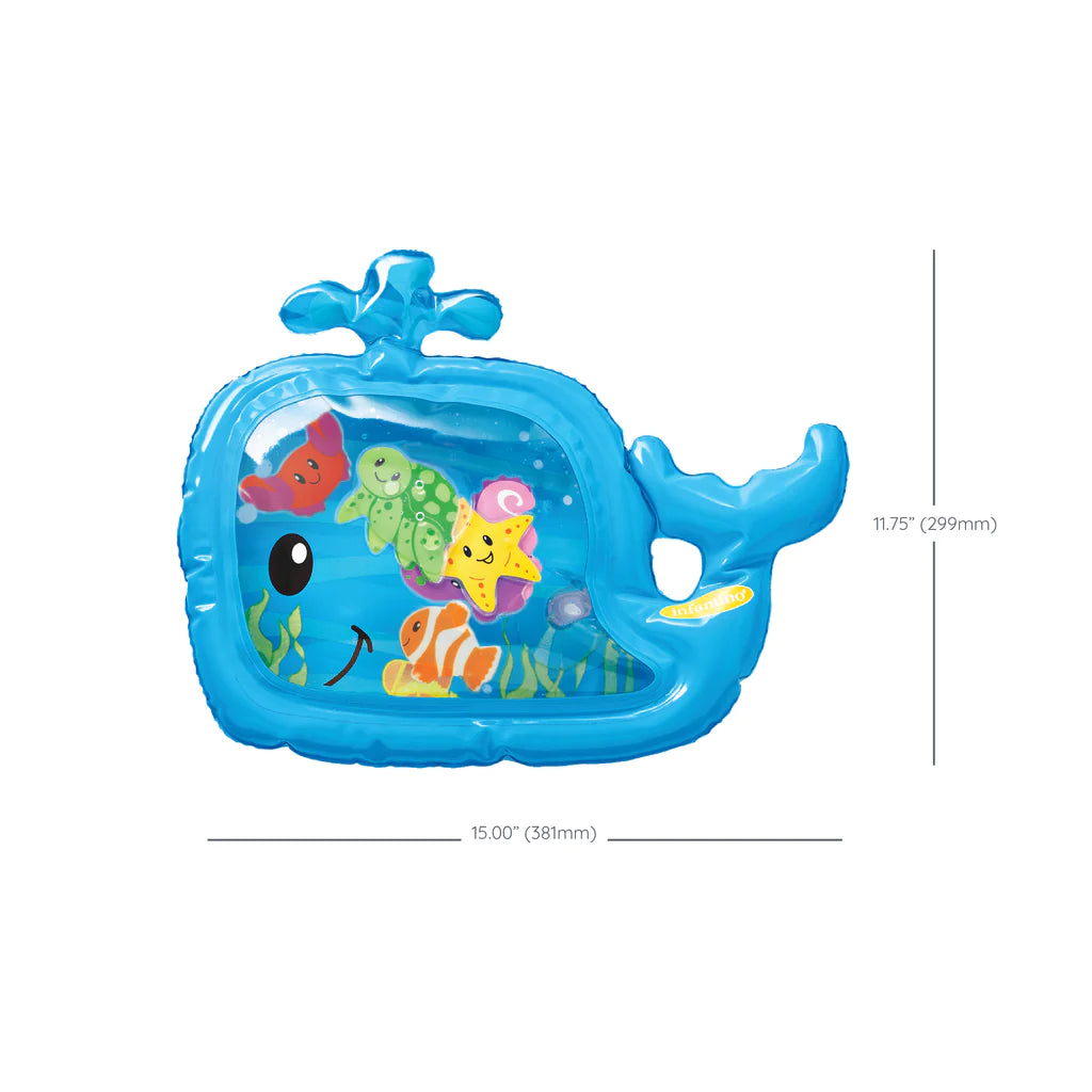 Infantino jucarie covoras de joaca Pat&Play Water Mat 3m+ Balena