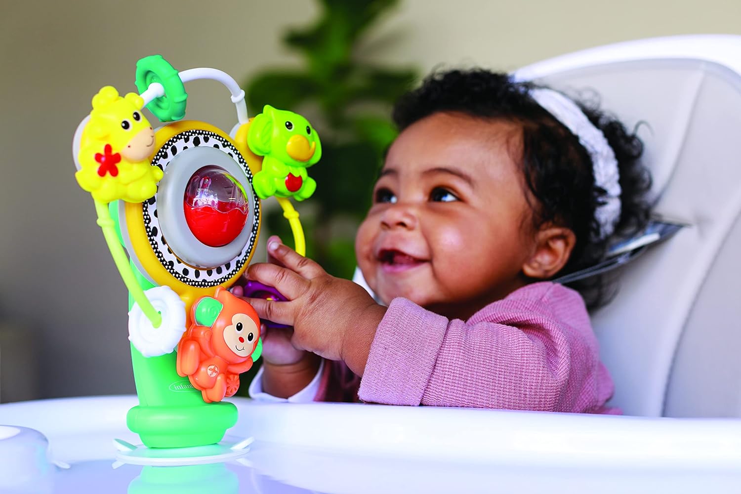 Infantino jucarie cu ventuza Jungle Ferris Wheel 6m+ 
