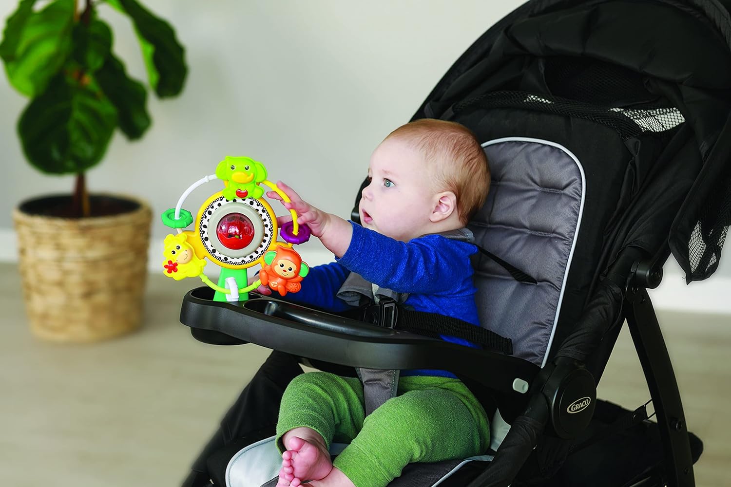 Infantino jucarie cu ventuza Jungle Ferris Wheel 6m+ 
