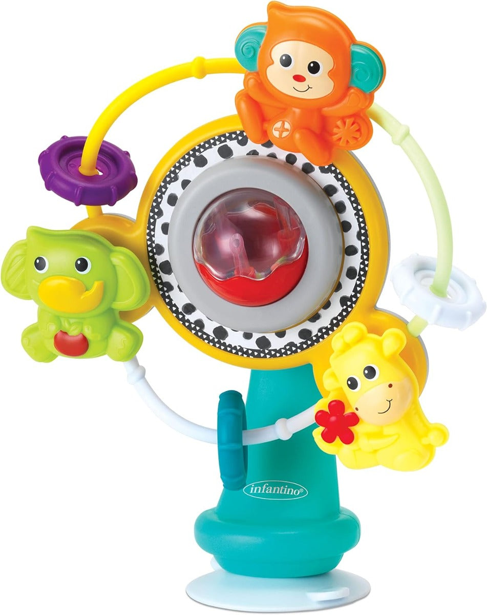 Infantino jucarie cu ventuza Jungle Ferris Wheel 6m+ 