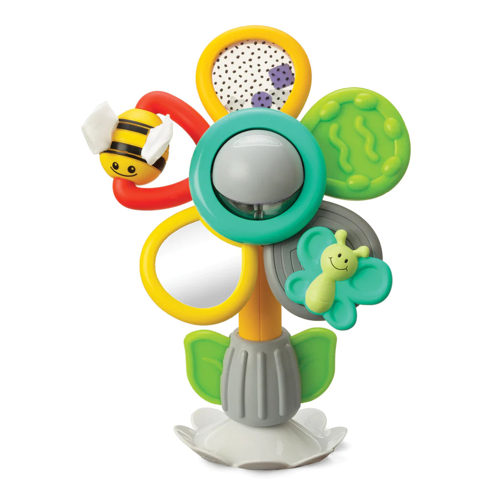 Infantino jucarie cu ventuza Stay&Play 3m+ Fun Flower Imagine principală a produsului