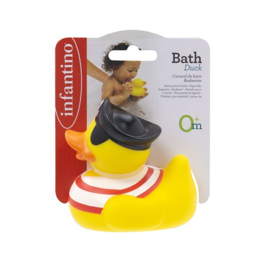 Infantino jucarie de baie ratusca 0m+ Galbena pirat