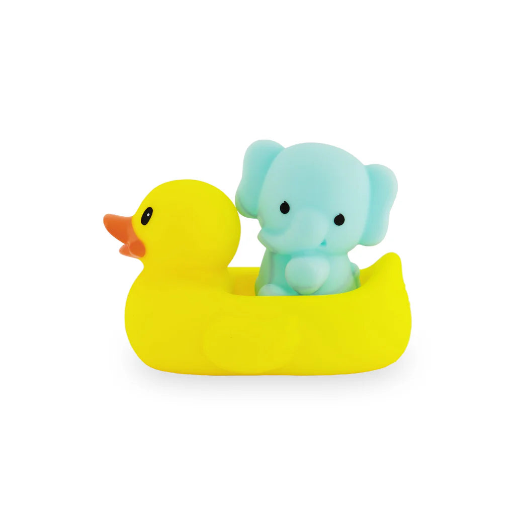 Infantino jucarie de baie Safety Temperature Bath Pals 0m+ Ratusca cu elefant