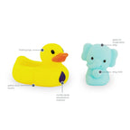 Infantino jucarie de baie Safety Temperature Bath Pals 0m+ Ratusca cu elefant