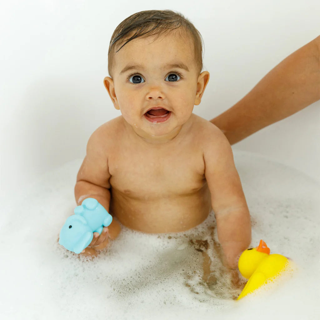 Infantino jucarie de baie Safety Temperature Bath Pals 0m+ Ratusca cu elefant