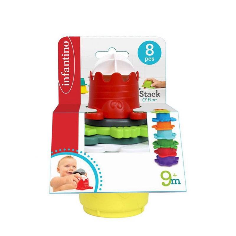 Infantino jucarie de baie Stack O' Fun 9m+