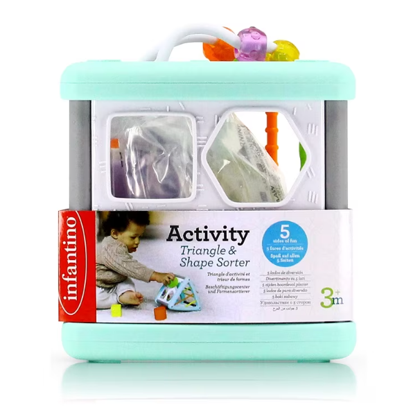 Infantino jucarie de sortat cu 4 forme 3m+