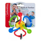 Infantino jucarie dentitie si zornaitoare Bendy Tubes 0m+