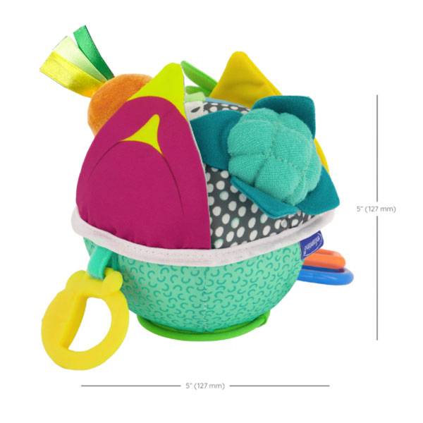 Infantino jucarie minge senzoriala Busy Lil 3m+