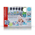 Infantino jucarie muzicala Grow With Me 3in1 Tummy Time Piano 0m+