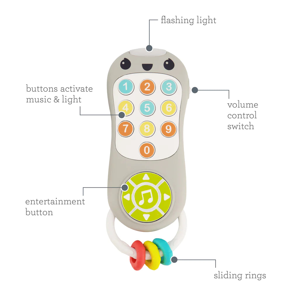 Infantino jucarie muzicala Music&Light 6m+ Telecomanda