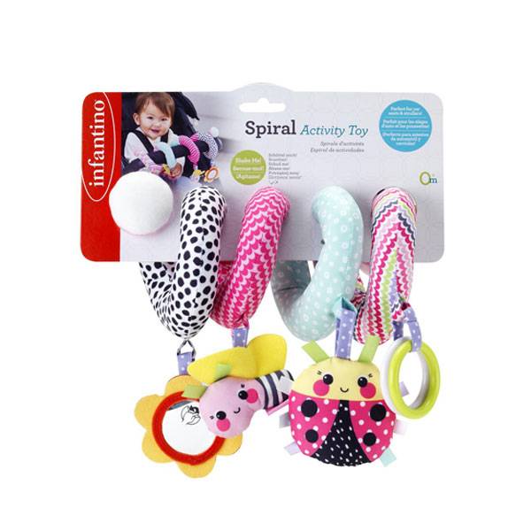 Infantino jucarie spirala Activity Toy 0m+ Pink