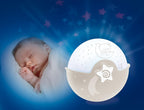 Infantino lampa de veghe si proiector Soothing Light&Projector 0m+ Ecru