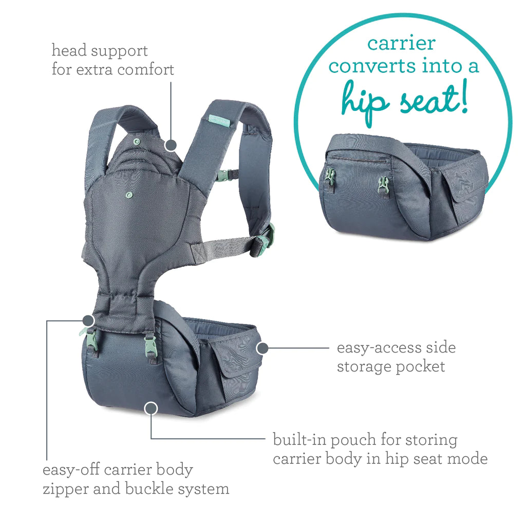 Infantino marsupiu 5in1 Hip Rider Plus 5