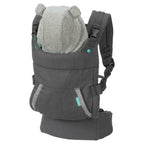 Infantino marsupiu ergonomic cu gluga Cuddle Up 5.5-18 kg 0m+ Grey