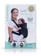 Infantino marsupiu Swift Classic 0m+ Grey