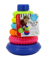 Infantino piramida discuri senzoriale Rock 'N Stack 6m+