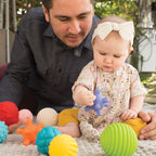 Infantino set 10 mingi senzoriale Multi Ball Set 6m+