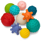 Infantino set 10 mingi senzoriale Multi Ball Set 6m+