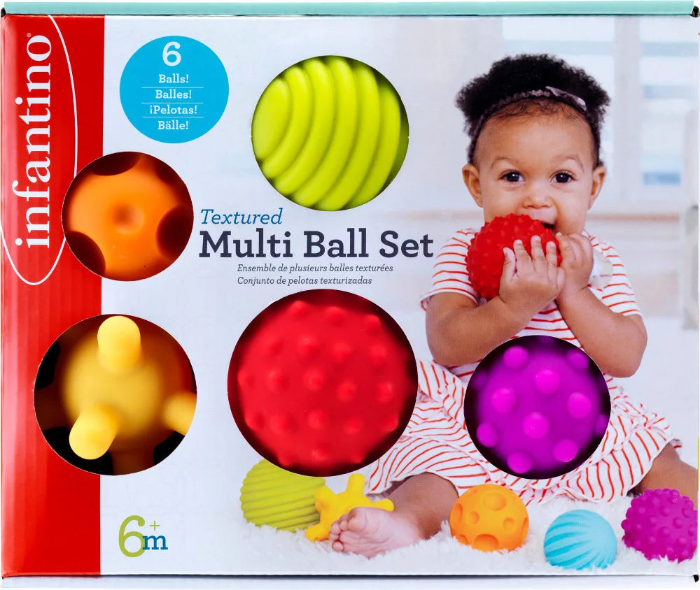 Infantino set 6 mingi senzoriale  Multi Ball Set 6m+