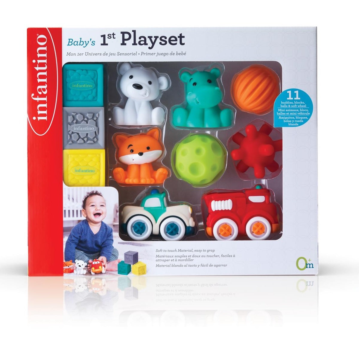Infantino set jucarii senzoriale Baby's 1st Playset 0m+ Imagine secundară a produsului