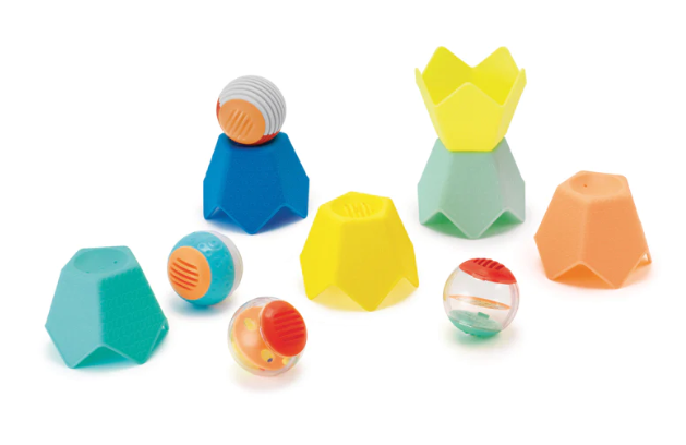 Infantino set jucarii senzoriale Sensory Cups And Activity Balls 0m+